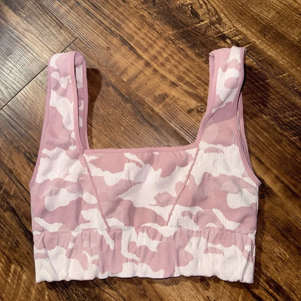 Free People Movement And Ink Cami Sports Bra Women's Medium/large